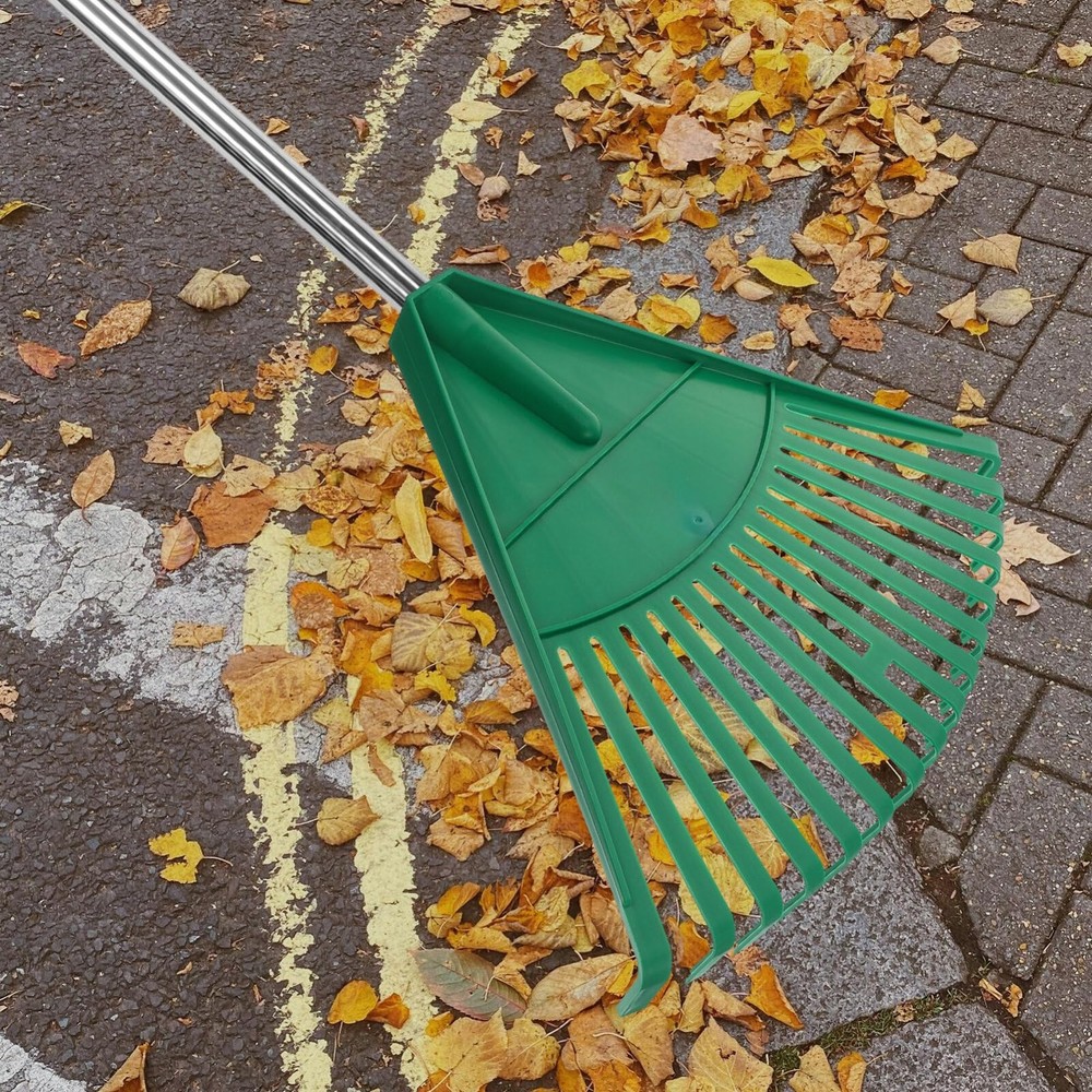Toddmomy Garden Leaf Head Rake Scoop Replacement Grass Green
