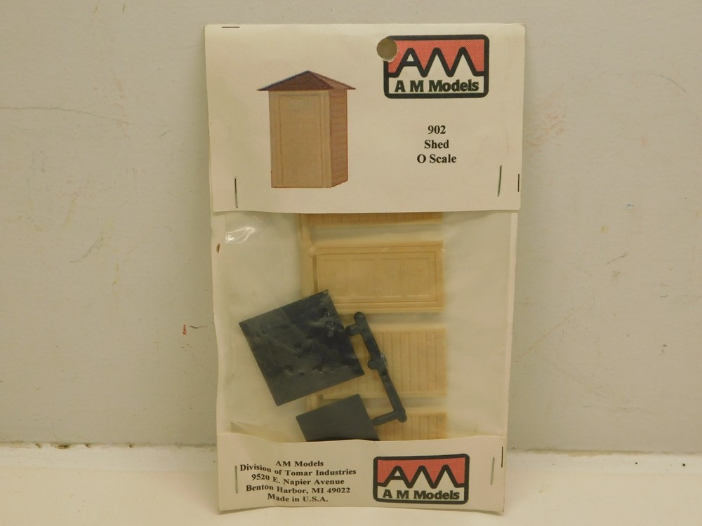 A M Models O Scale Shed Building Kit #902 - NOS