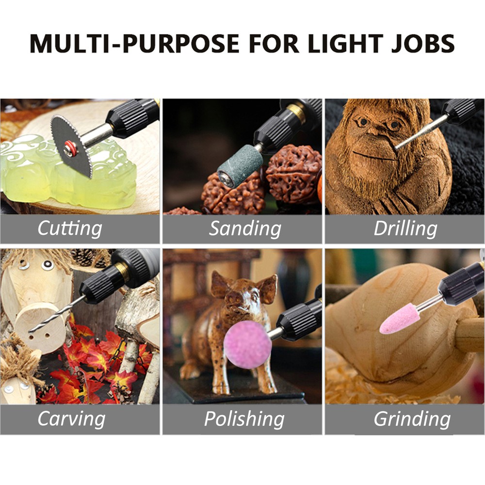 Cordless Rotary Tool 3.7V Li-Ion 5 Variable USB P3A2