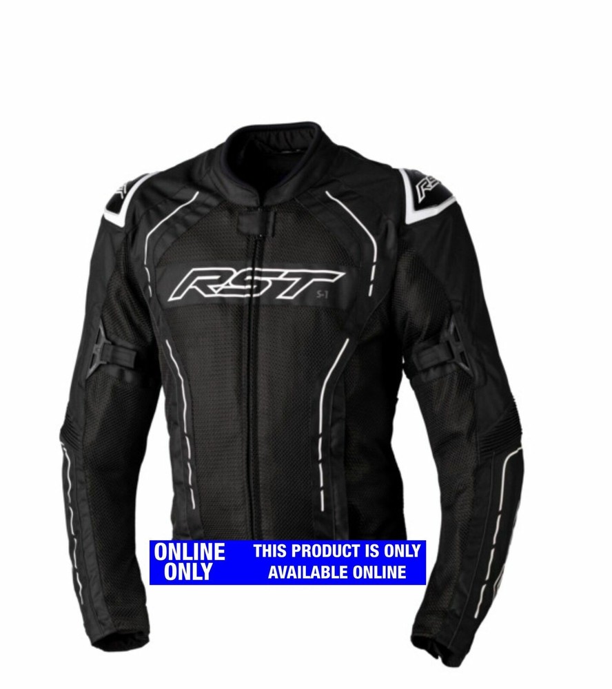 RST S-1 Vented Max Tex Motorbike Jacket Black