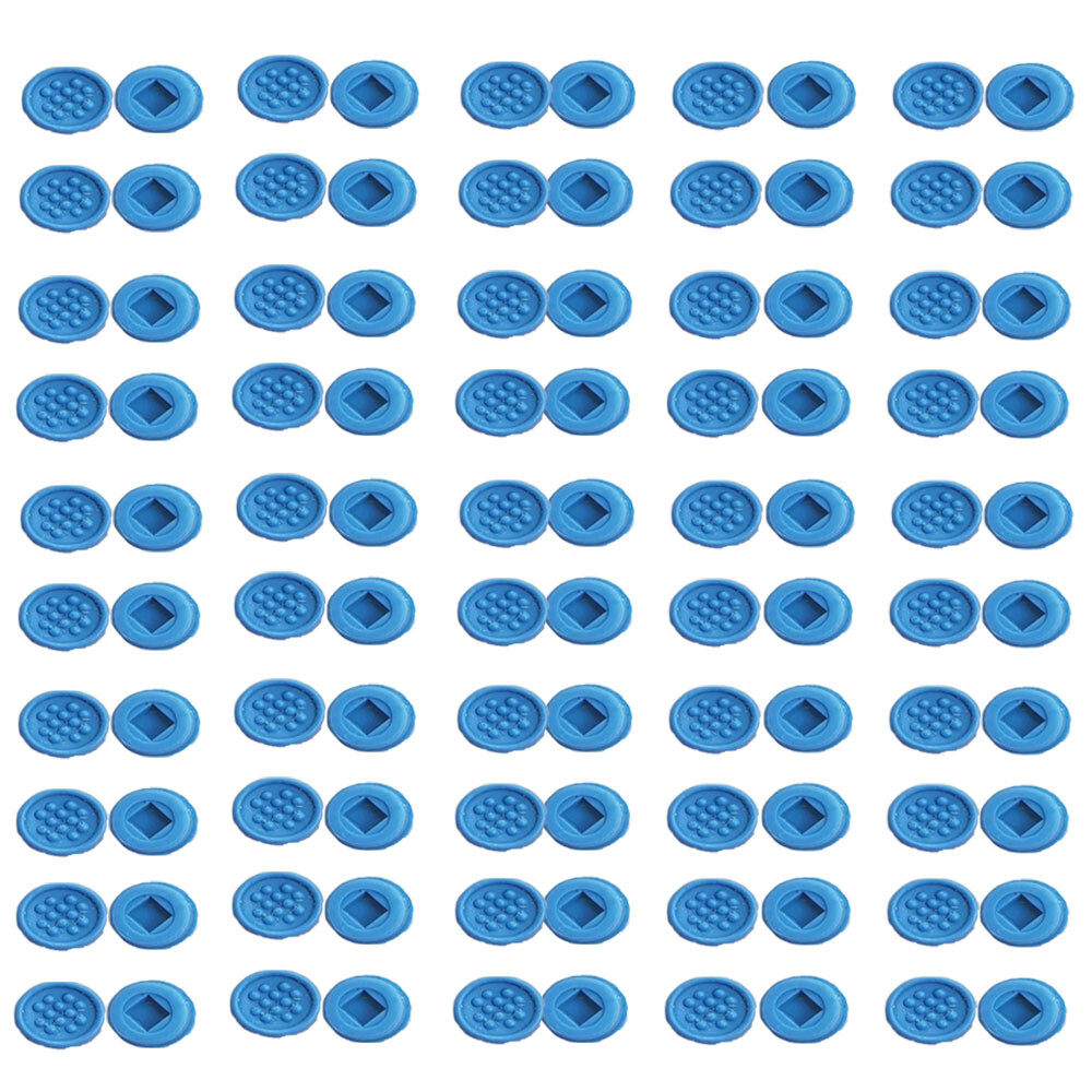100Pcs 3mmx 3mm Track Point Cap Mouse Pointer Soft Rim For DELL E6400 E6410 NEW