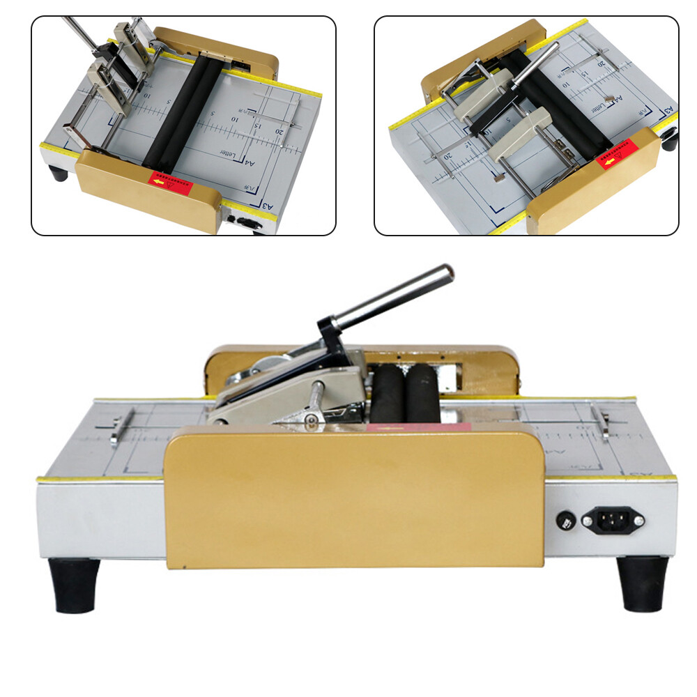 Booklet Folding Bookbinding Machine Book Paper Booklet Stapling Binder Stapler