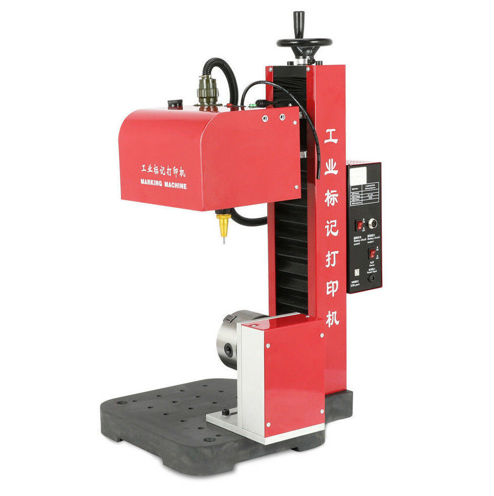 Pneumatic Dot Peen Marking Machine for Pipe Circle&Surface Metal Marking Printer