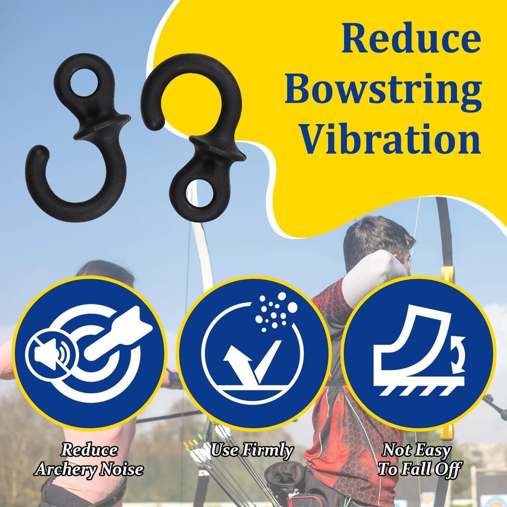 Monkey Tail Silencer Package, Bow String Stabilizer, Compound Bow String Sile...