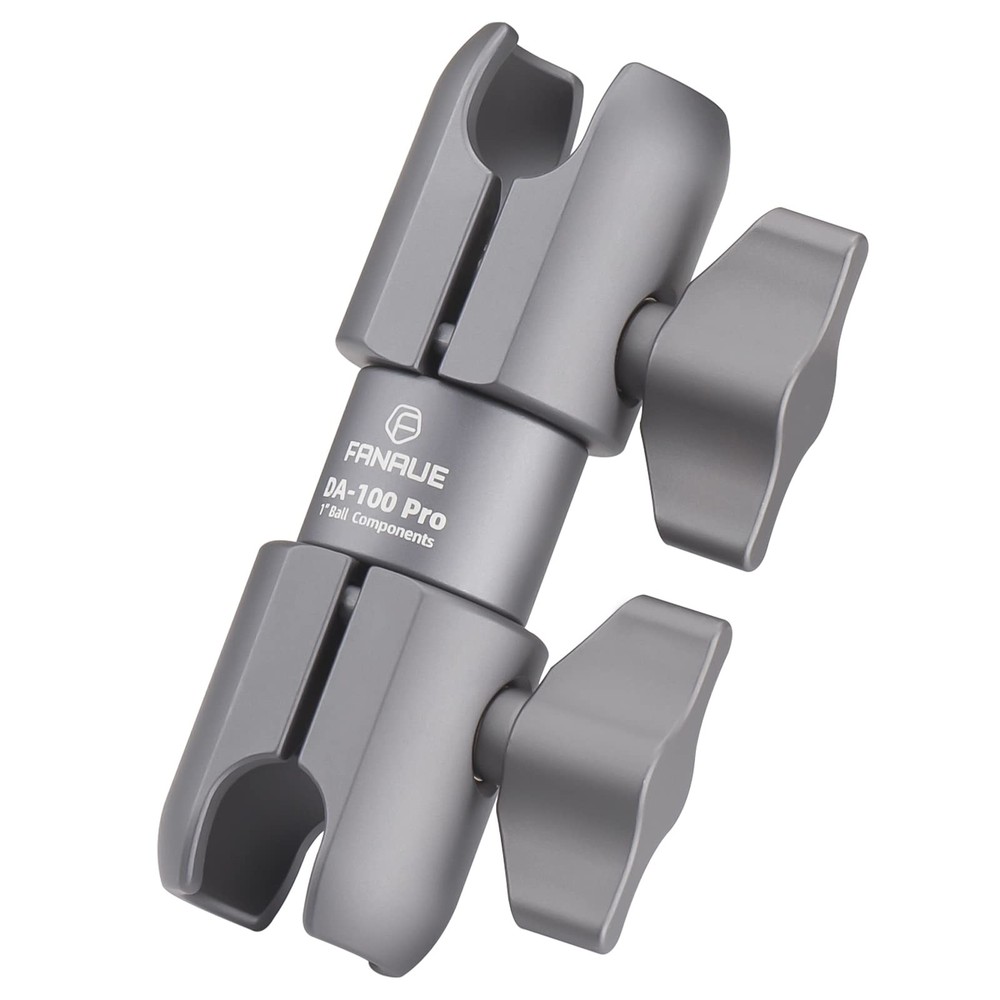 Composite Double Socket Swivel Arm,Da-100Pro 3.7" Length, Aluminum Construction,
