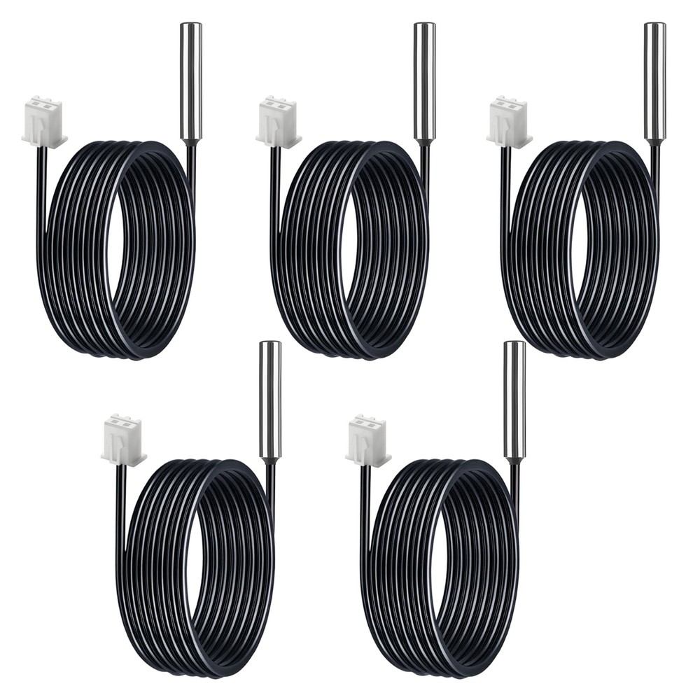 10K Temperature Sensor Probe, 3950 NTC Thermistor Accuracy 1% 5pcs 1M,...