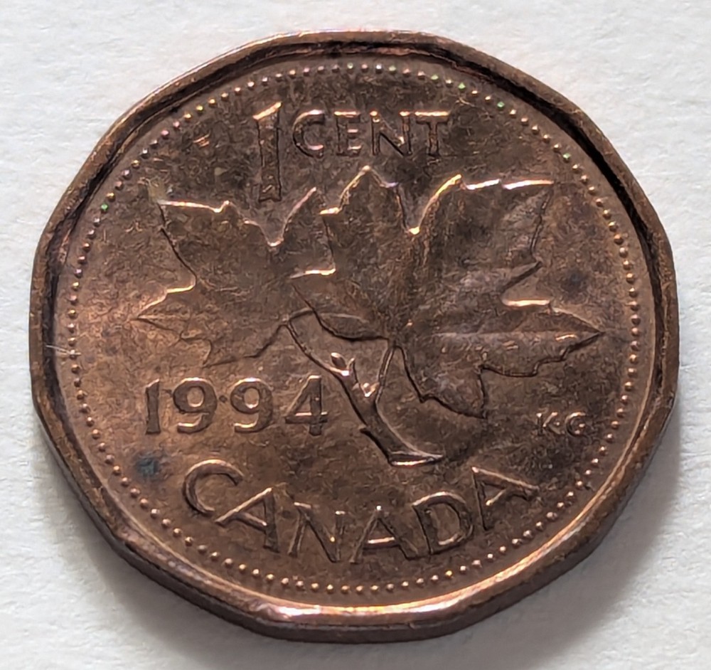 Canada, 1994, One Cent