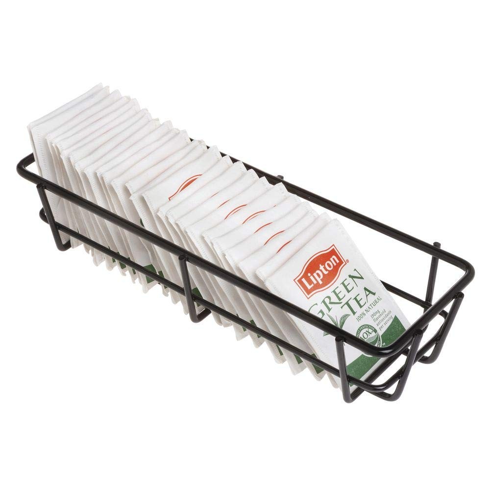 HUBERT® Wire Tea Packet Holder - Black