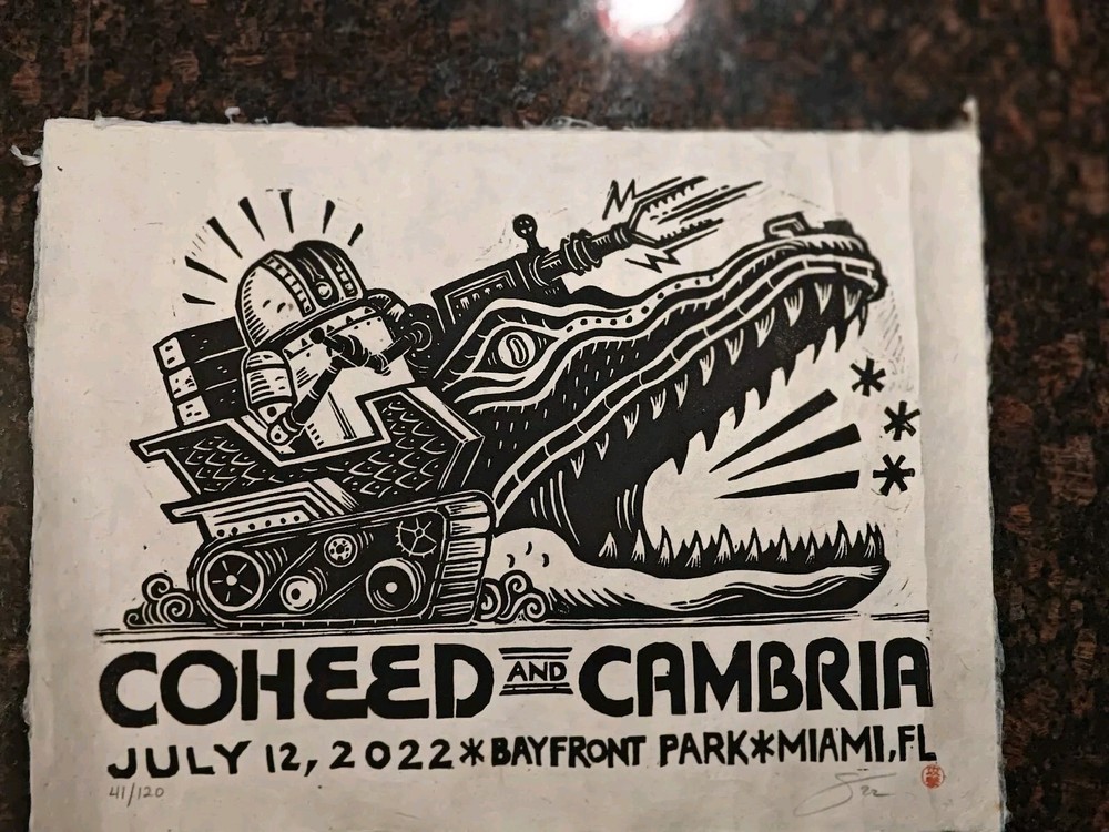 COHEED & CAMBRIA 2022 Miami Bayfront Park #41 Print 20x15; Art from Attack Peter