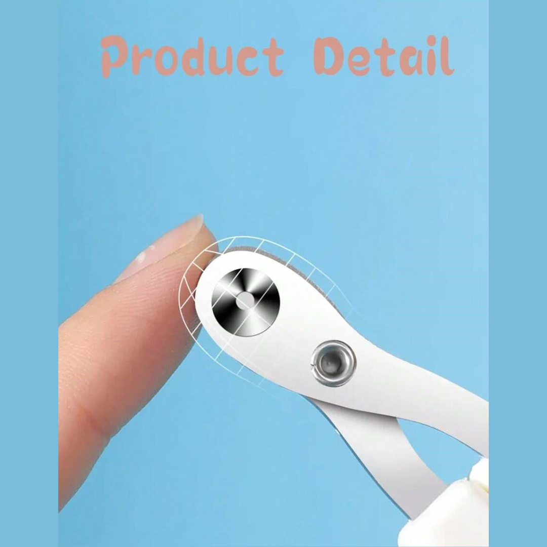 Pets Nail Clippers with Circular Cut Hole Avoid Over Cutting for Cats & Dogs