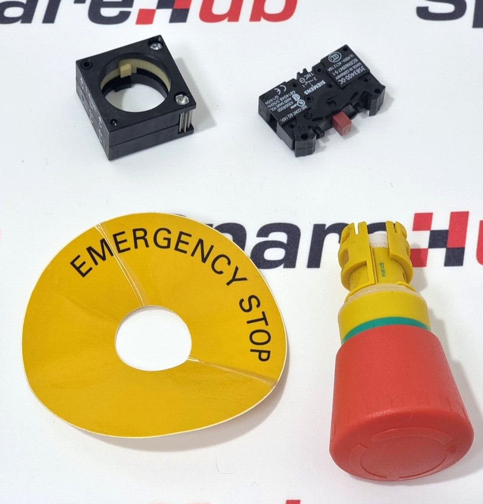 SIEMENS 3SB3203-1HR20 Emergency Stop Button