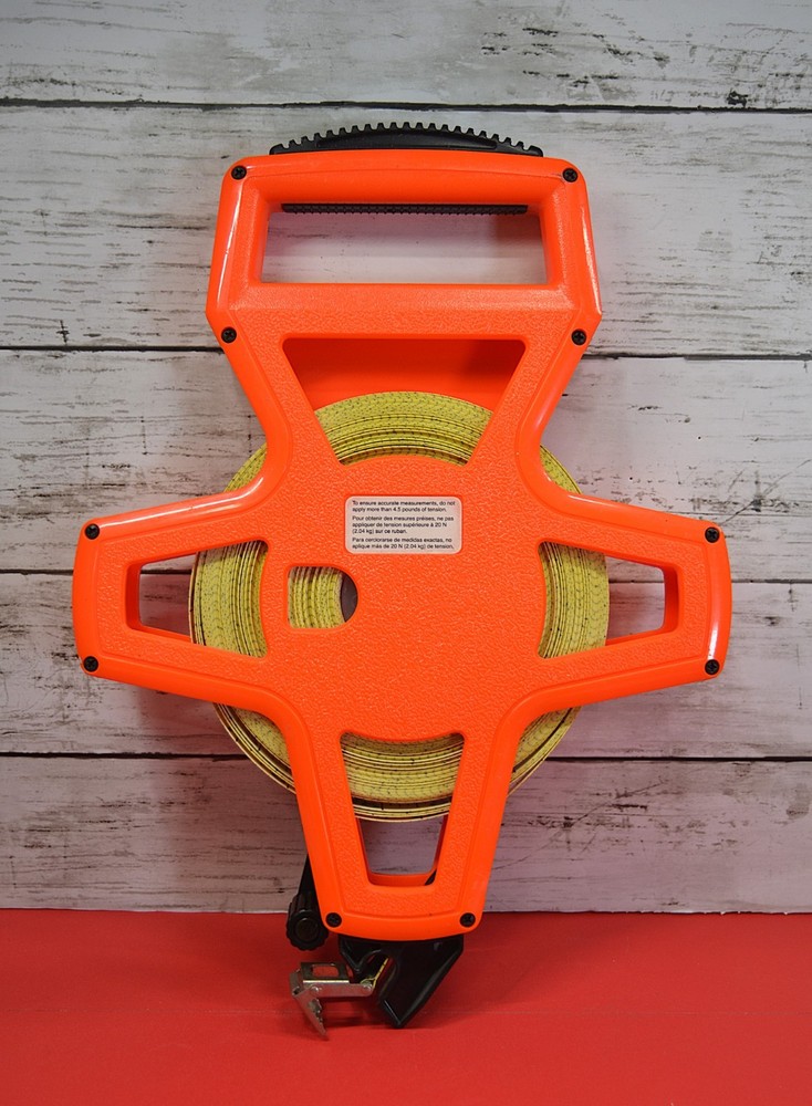 LUFKIN 'PRO SERIES PS-1706' 100' Pull out/Wind Up Measuring Tape EUC TOOLS