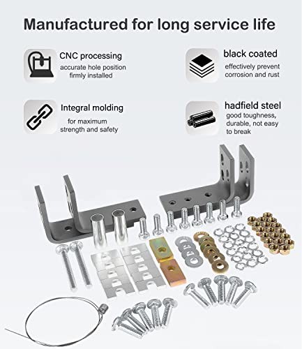 Universal 5th Wheel Installation Kit for Full-Size Trucks – Compatible with