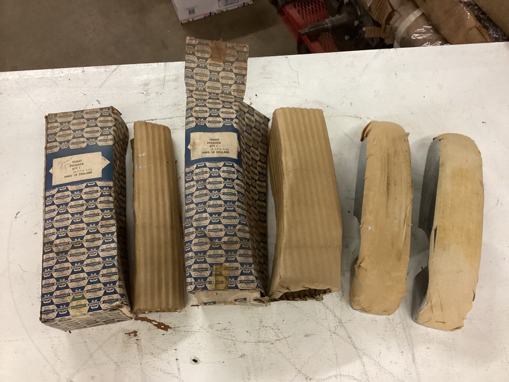 NOS Pair Triumph TR3A Front Bumper Guards 703047