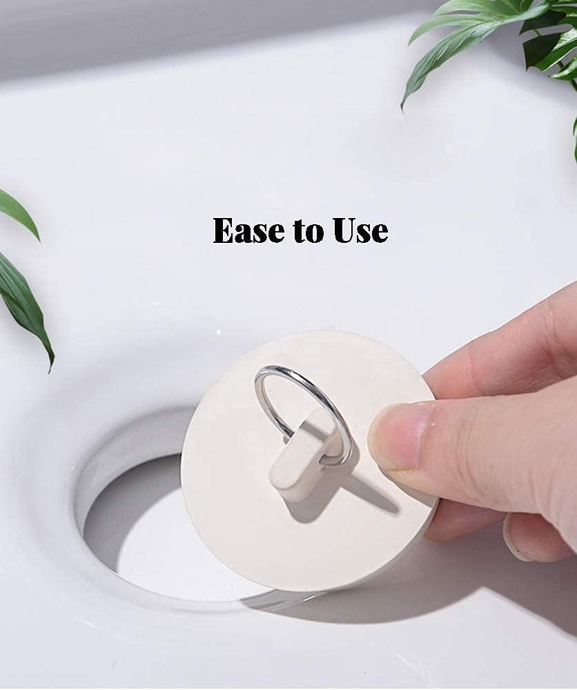 4-PCS BATH TUB DRAIN STOPPERS Bathtub Kitchen Sink Plug Rubber Water Seal Plugs