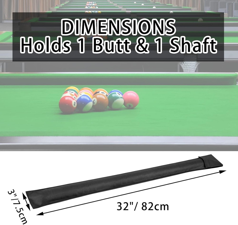 Pool Cue Stick Carrying Case 32 Inches Long