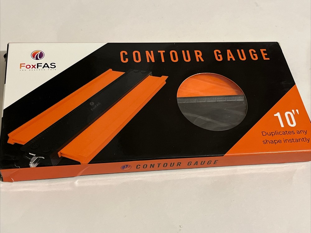 FOXFAS 10 Inch Contour Gauge Shape Duplicator w/ Adjustable Lock