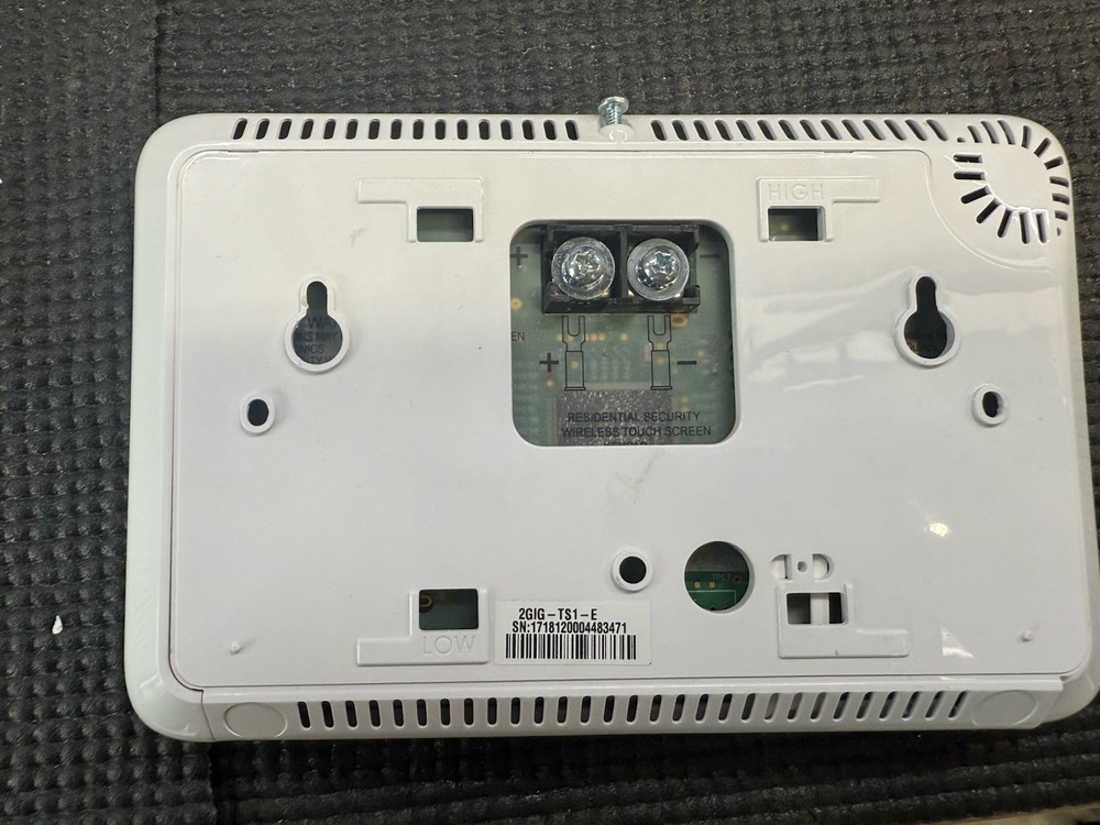 2gig TS1 Wireless Touch Screen Keypad (White)