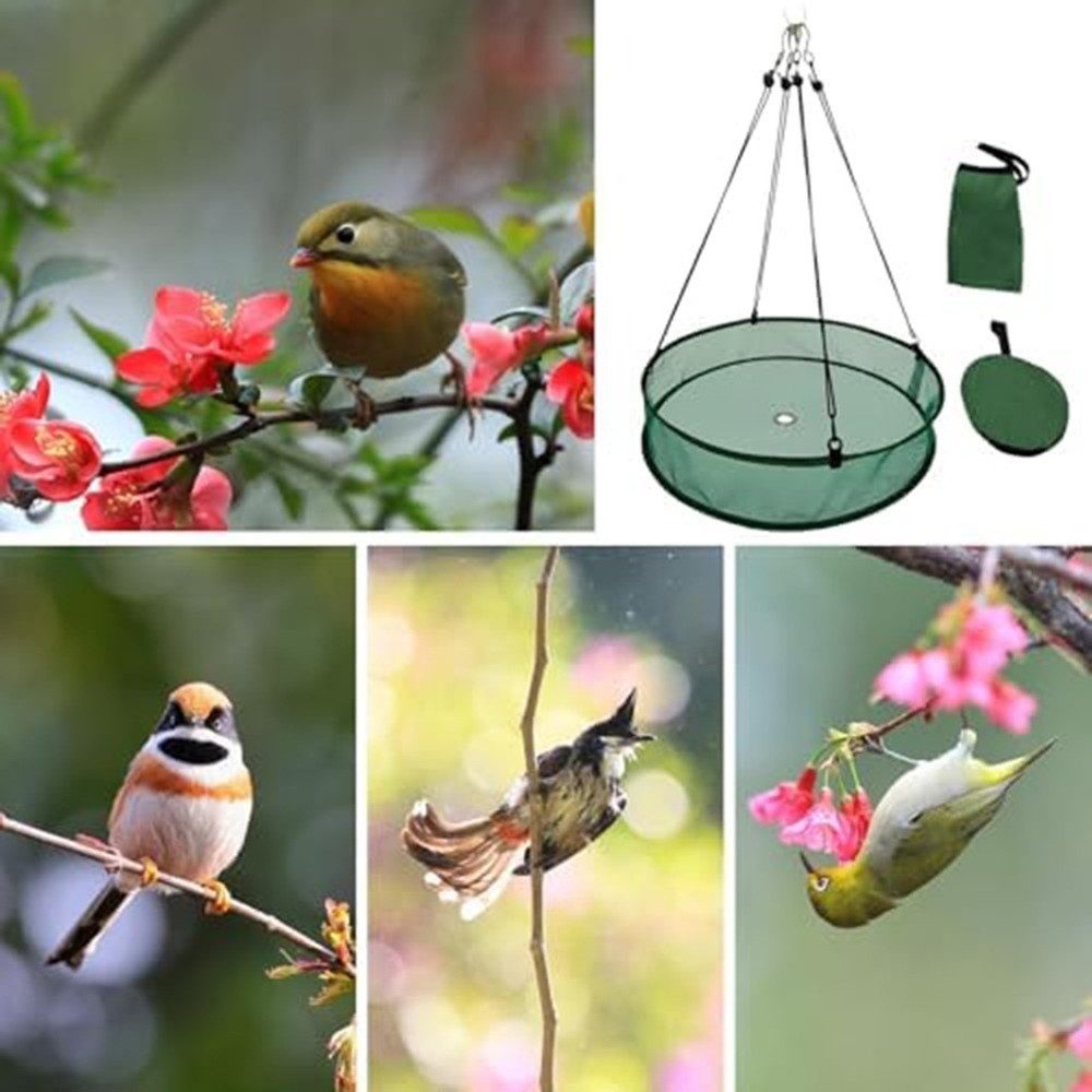 Polyester Bird Feeder Tray Designed for Outdoor Elements and Easy Maintenance