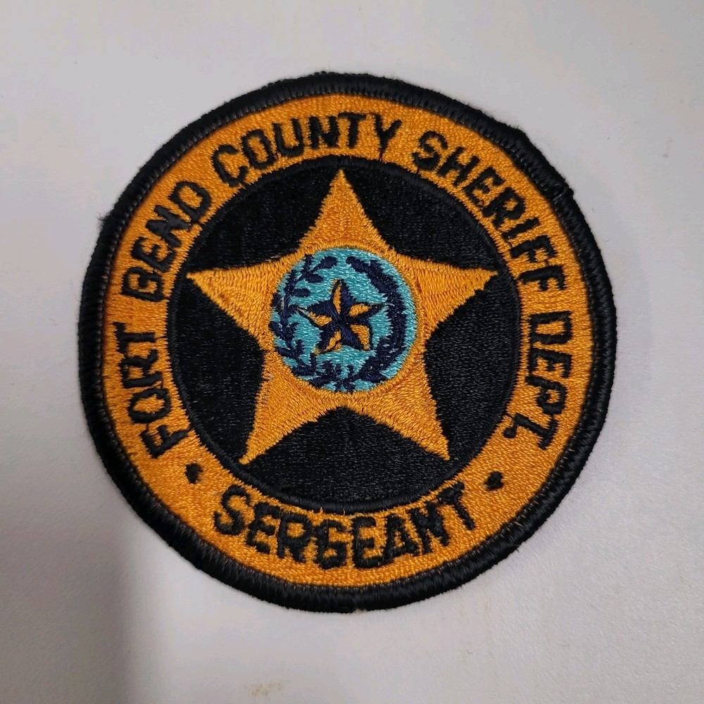 Fort Bend County Texas Sheriff's Department Sergeant's patch