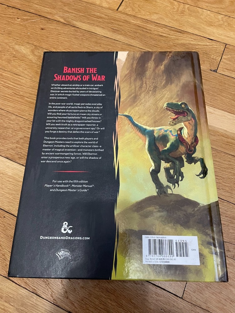 Dungeons & Dragons 5e Eberron: Rising from the Last War HC