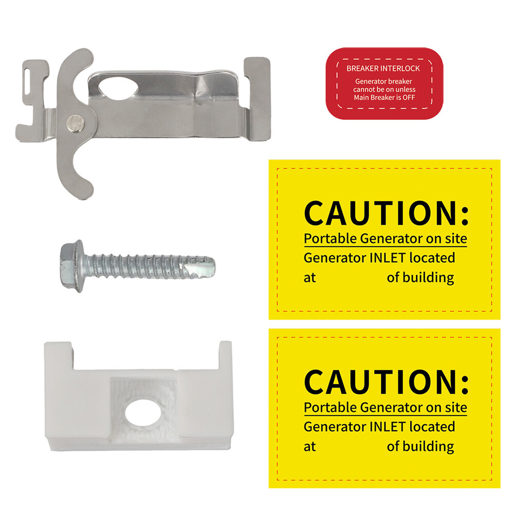 Generator Interlock Kit For Square D QO 100 Amp Panel Main Breaker Clip