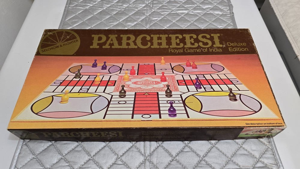 Vintage 1982 Parcheesi Selchow & Righter - Complete