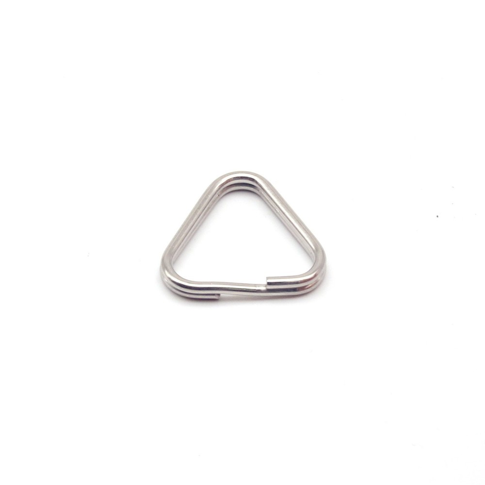 HITHUT 2pcs Camera Eyelet Ring Split Lug Triangle 12mm, Silver