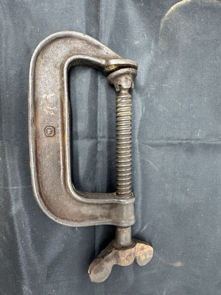 Antique Bat Wing C Clamp #4 Nice!