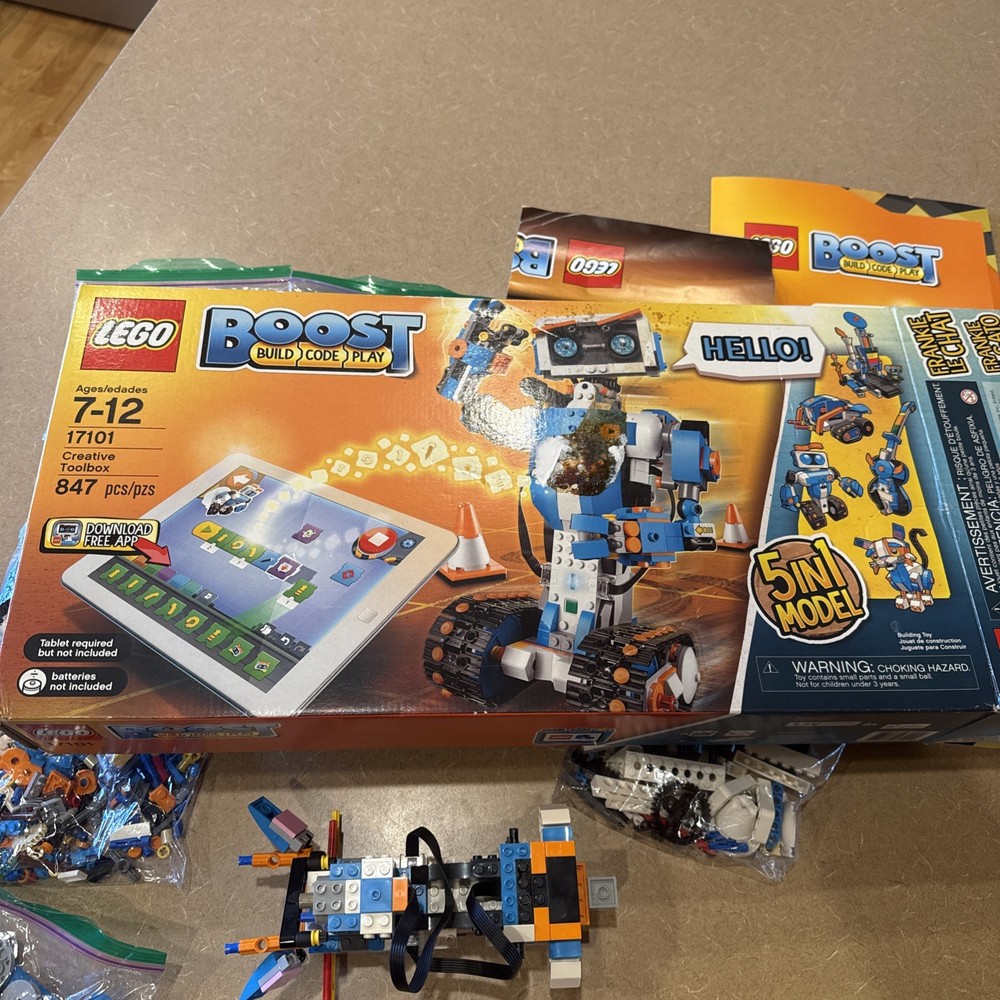 LEGO Boost Creative Toolbox (17101) Coding STEM Learning Toy Complete Sealed Bag