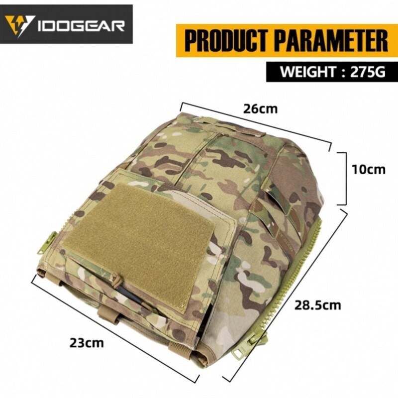 Tactical Zip-on Panel Pouch JPC2.0 CPC AVS Vest Rear Panel Backpack