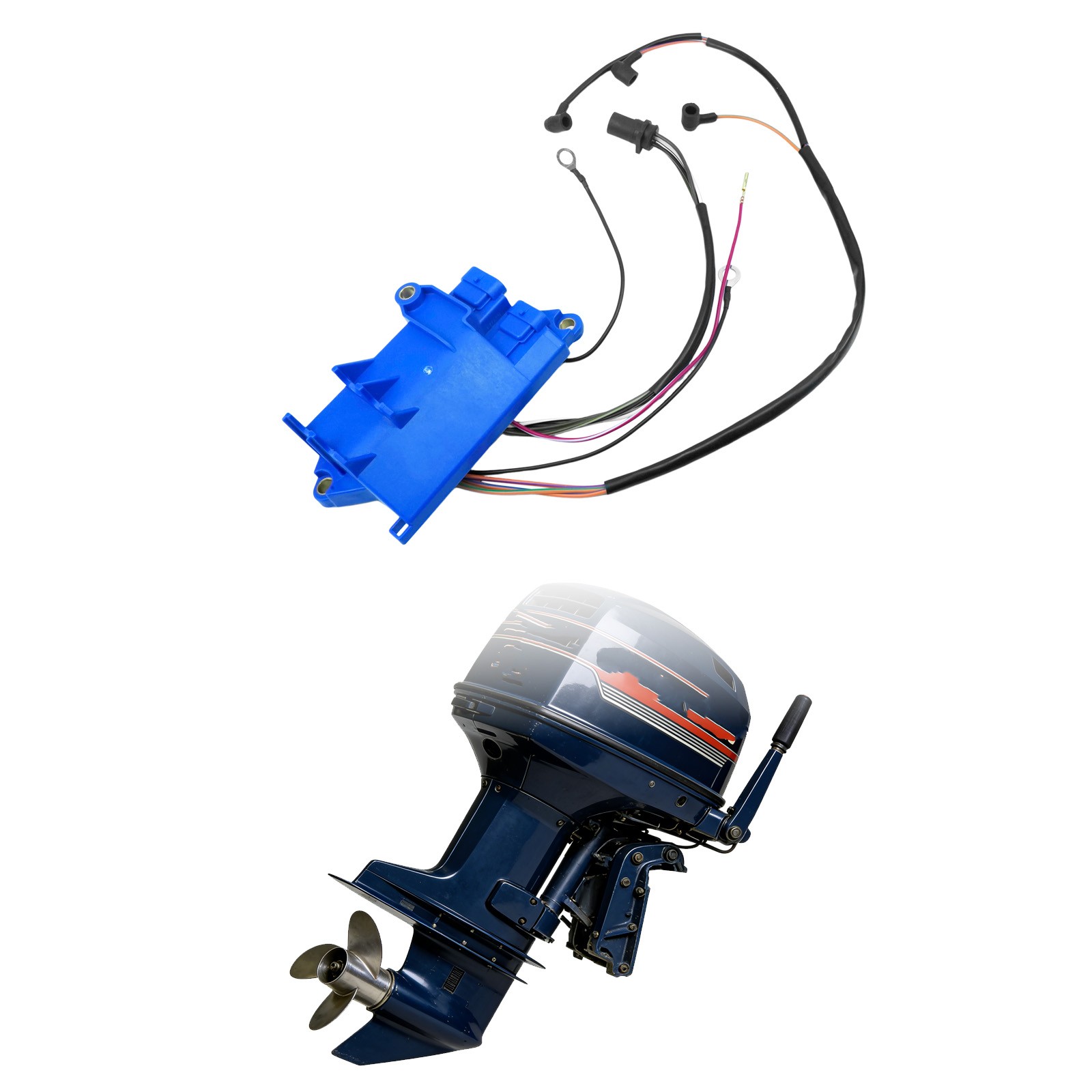 Outboard CDI Ignition Power Pack for Evinrude Johnson OMC 25 35 HP 0586472