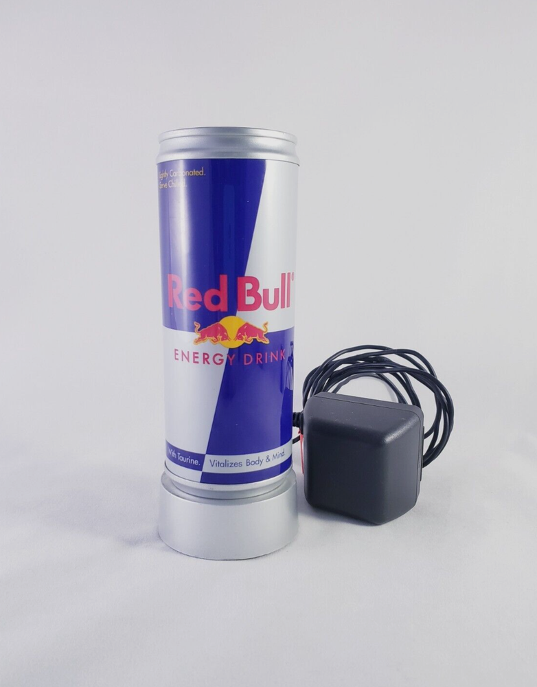 Illuminated Red Bull Energy Drink Can Light