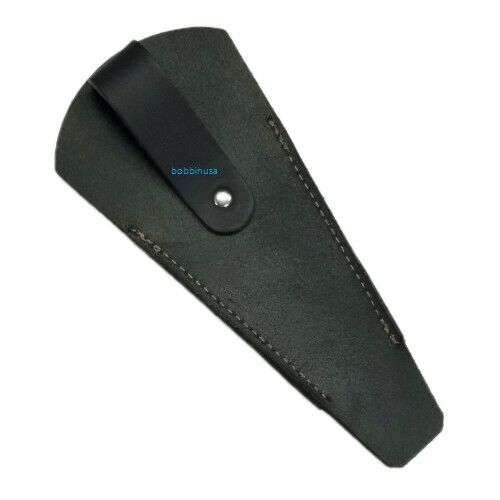 Leather Scissors Holster 100% Cowhide Belt Strap Black