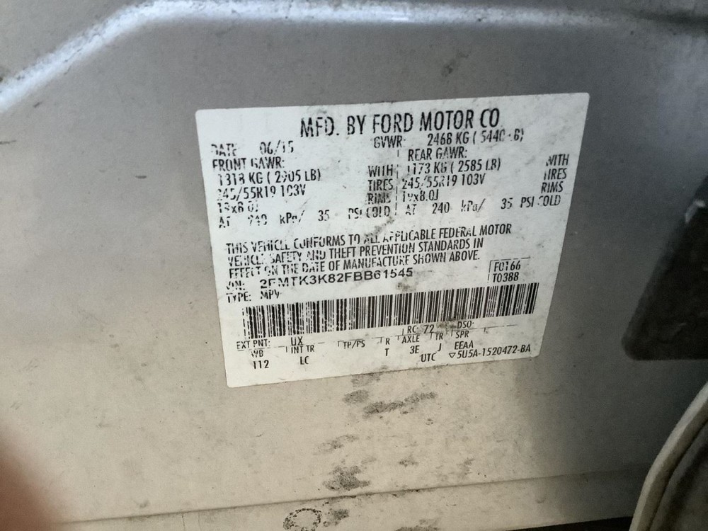 Fuse Box Engine Left Hand Engine Compartment Fits 15-18 EDGE 4559329