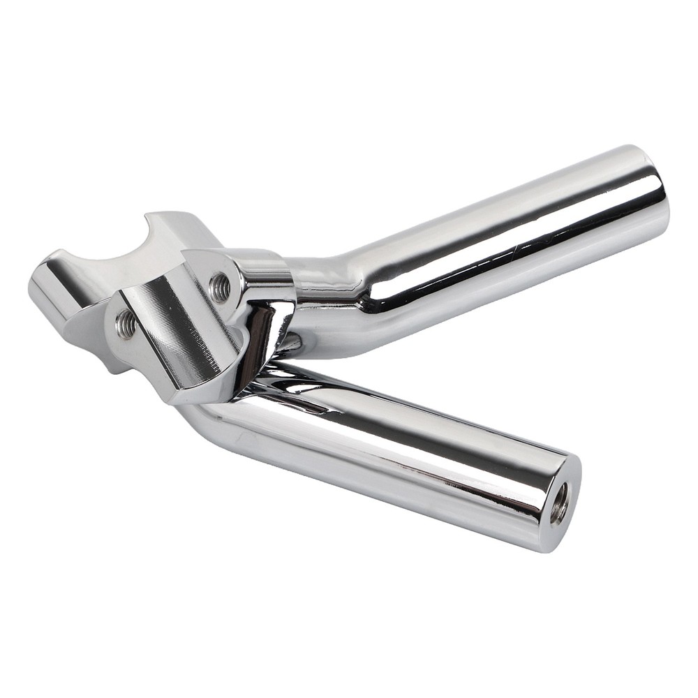 Chrome 6.5" Pullback Handlebar Risers For Harley Softail Dyna Super Wide Glide