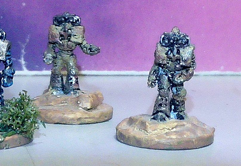BATTLETECH INNER SPHERE ELEMENTAL MIXED SQUAD (RAL PARTHA, METAL, PAINTED)