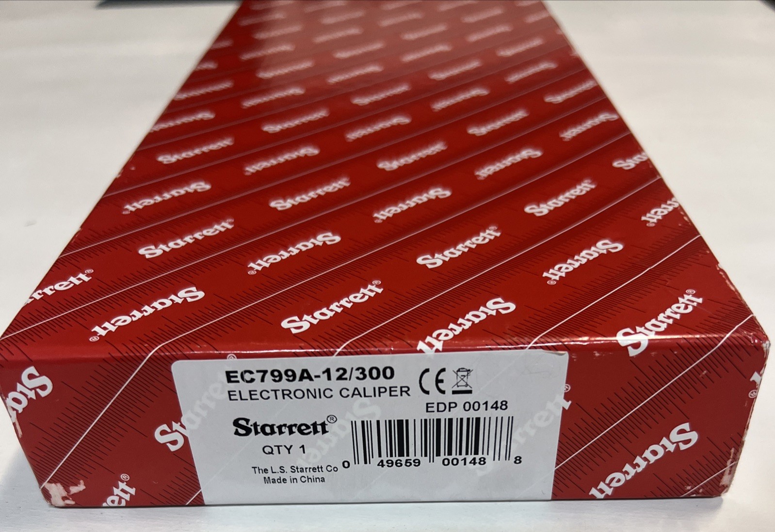 STARRETT EC799A-12/300 Electronic Caliper, Stainless Steel, 0-12"