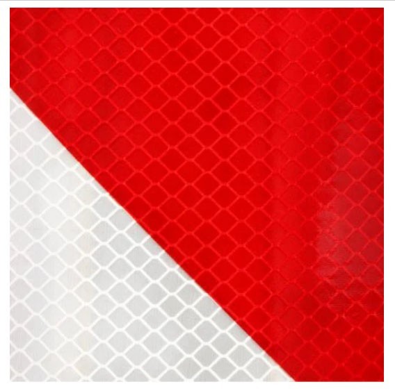 3M Flexible Prismatic Striped Barricade Sheeting 3326 Left Slant 8" x 50 yds NEW