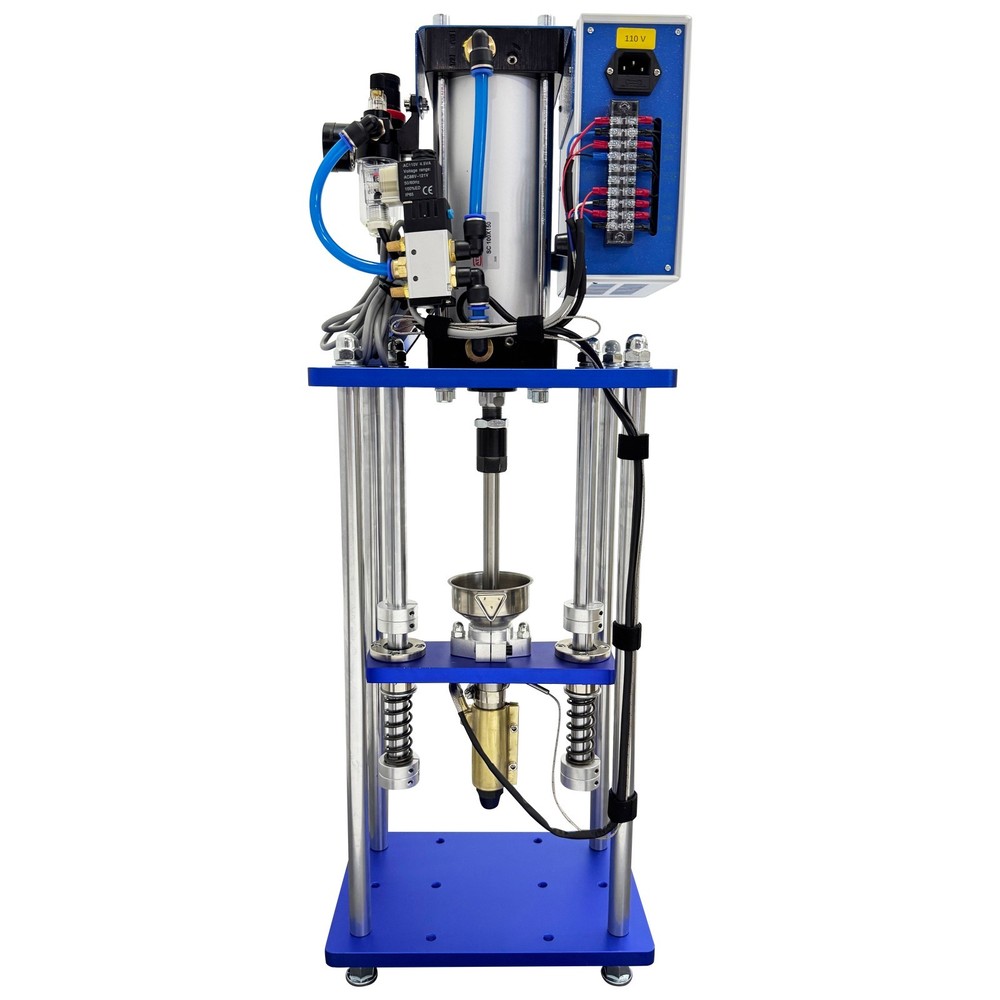 110V 1KW Desktop Vertical Pneumatic Plastic Injection Molding Machine