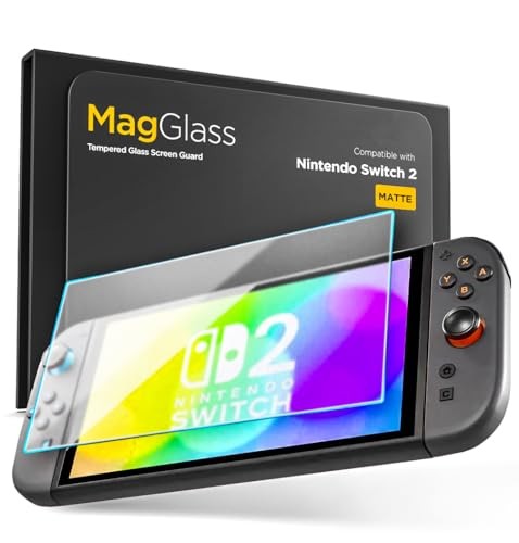 Matte Screen Protector for Nintendo Switch 2 (8" inch), Anti Glare Tempered