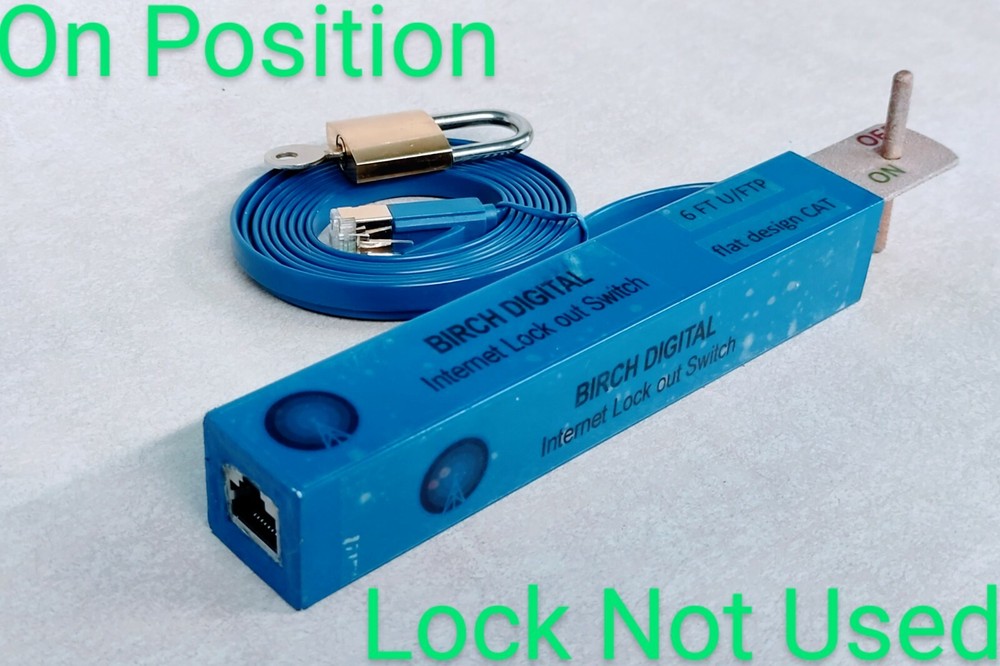 Internet Lock Out Switch by Birch Digital - Physical Internet Security
