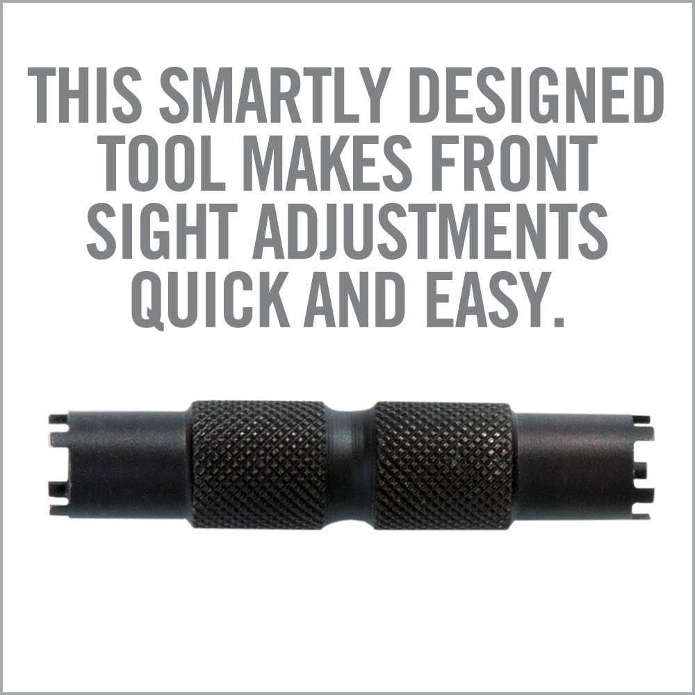 Real Avid Front Sight Adjuster: universal tool for adjusting A1 and A2 Black