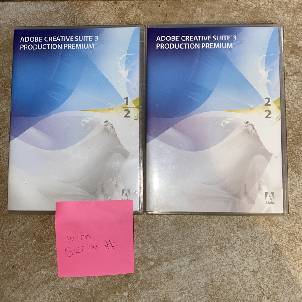 Adobe Creative Suite 3 Production Premium for Apple Mac With Serial Number