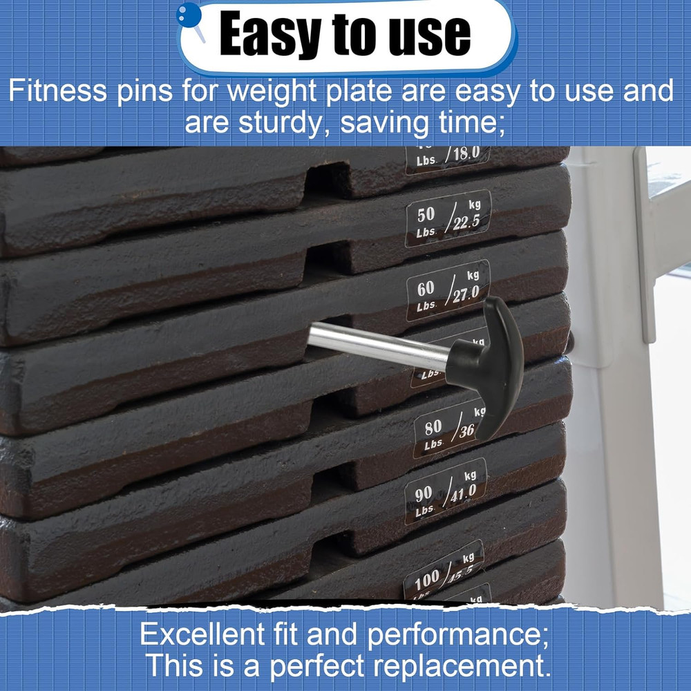 Weight Stack Pin Locking Space Universal Selector Loading Pin for Home Gym Exerc