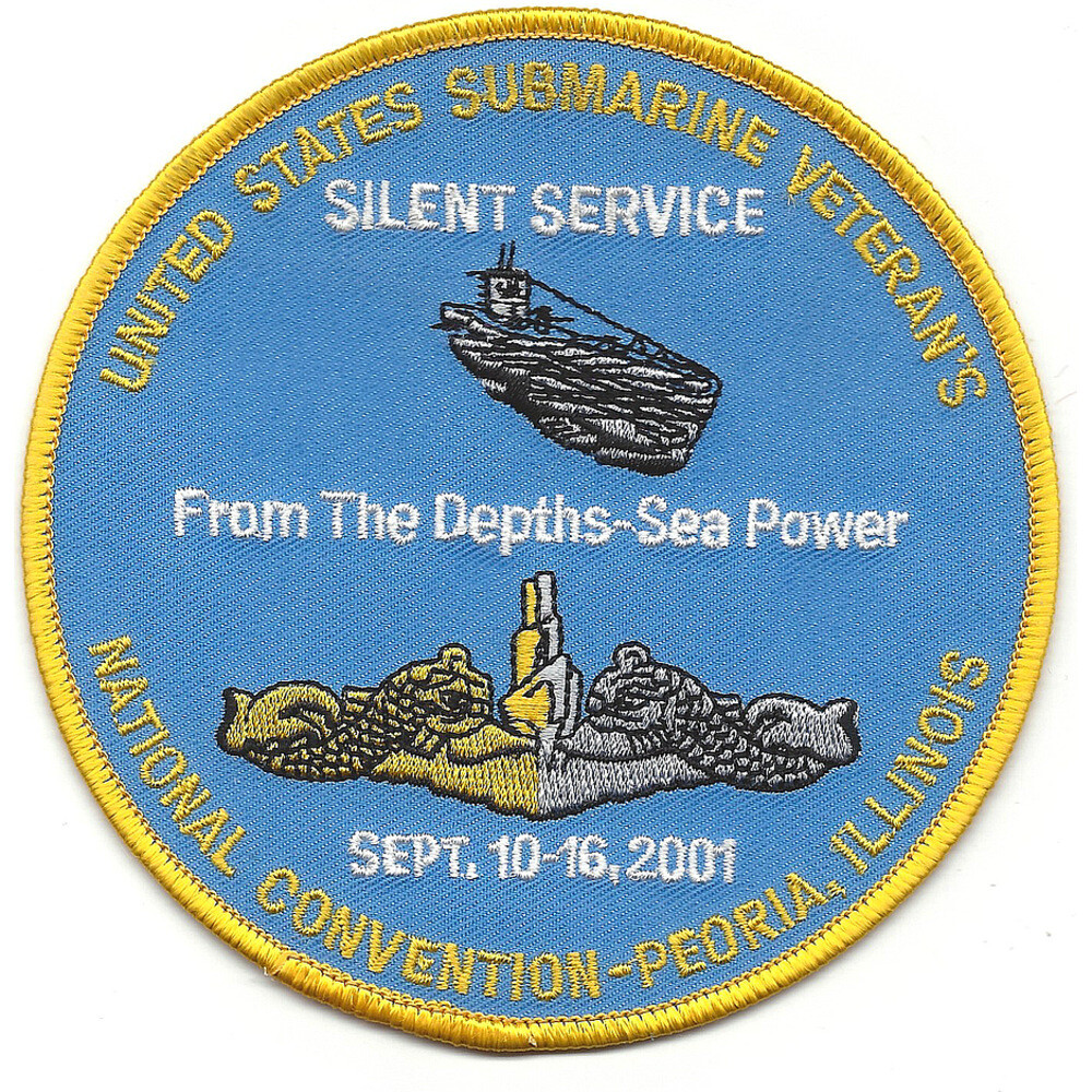 Submarine Base Convention Peoria 2001 Patch