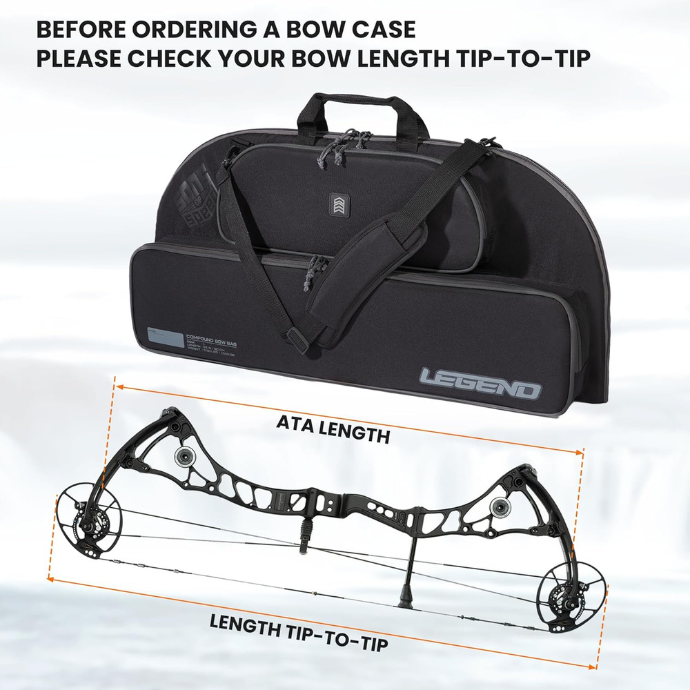 Bowarmor Soft Compound Bow Case - Carry Your Archery Accessories - Thick Protect