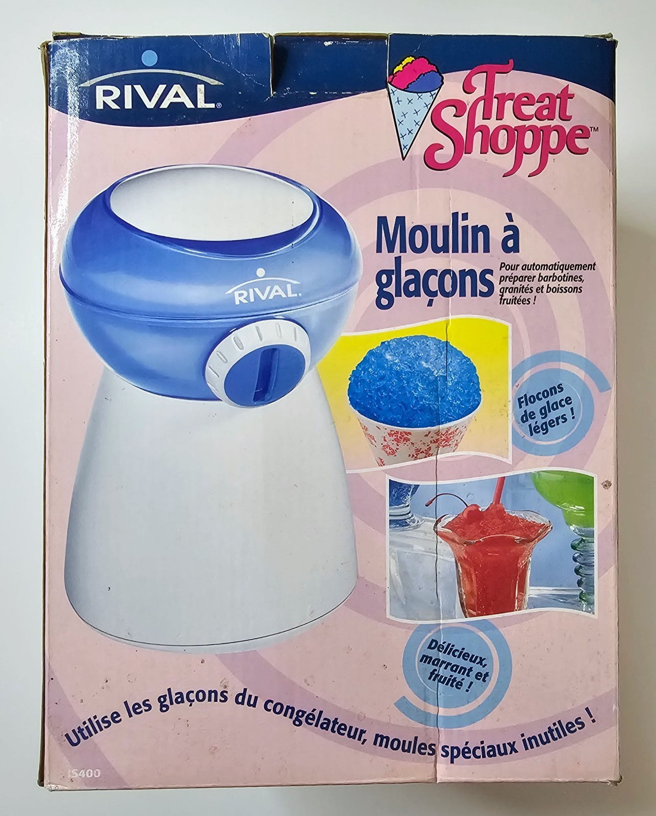 Rival Treat Shoppe Ice Shaver Snow Cone Maker New IS400