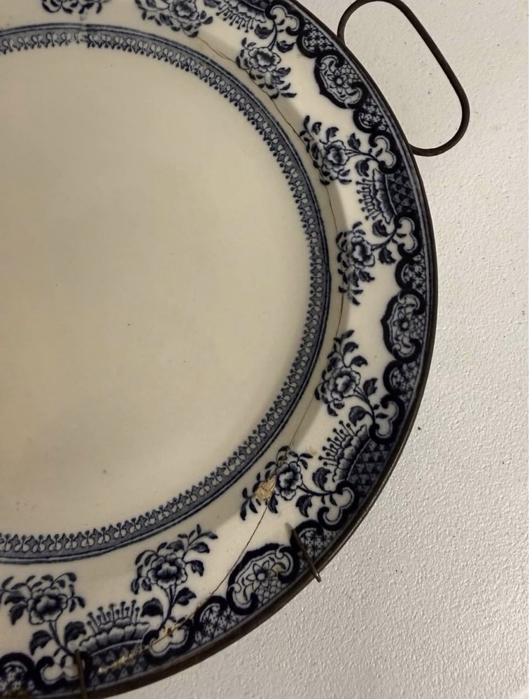 Antique Ceramic Warming Plate