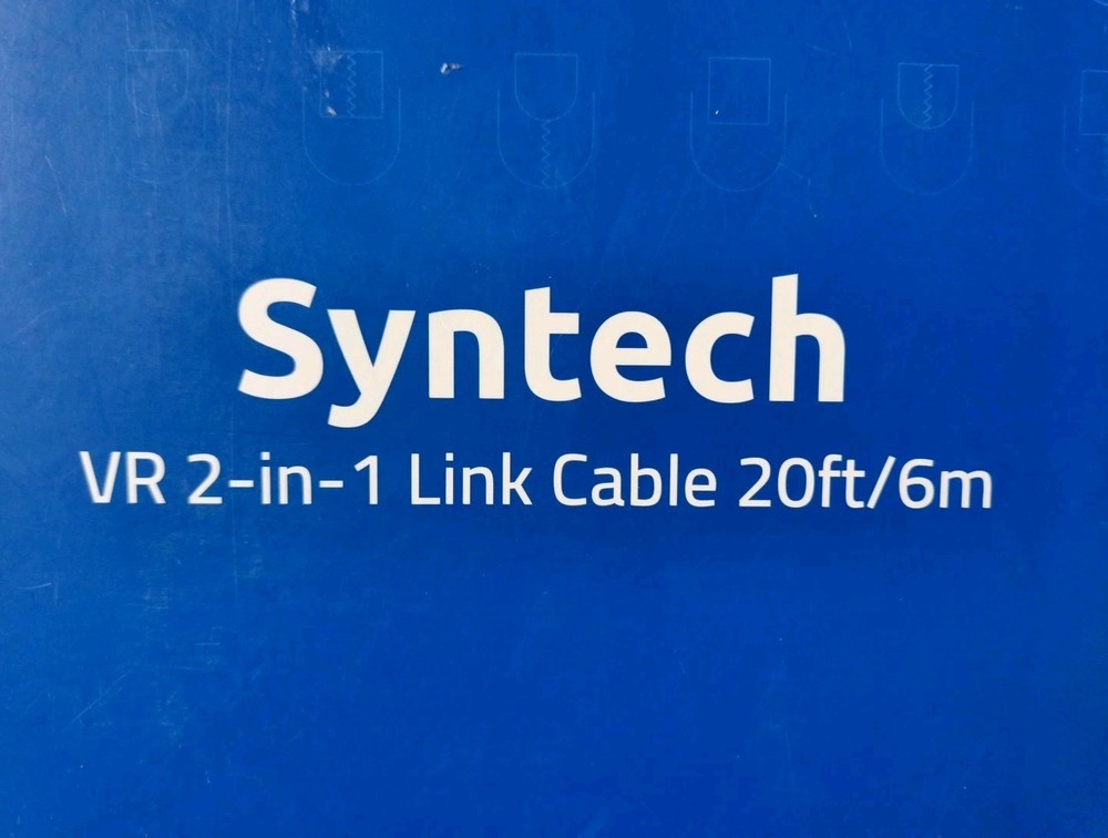 Syntech 2-in-1 VR Link Cable 20FT - USB A & USB C